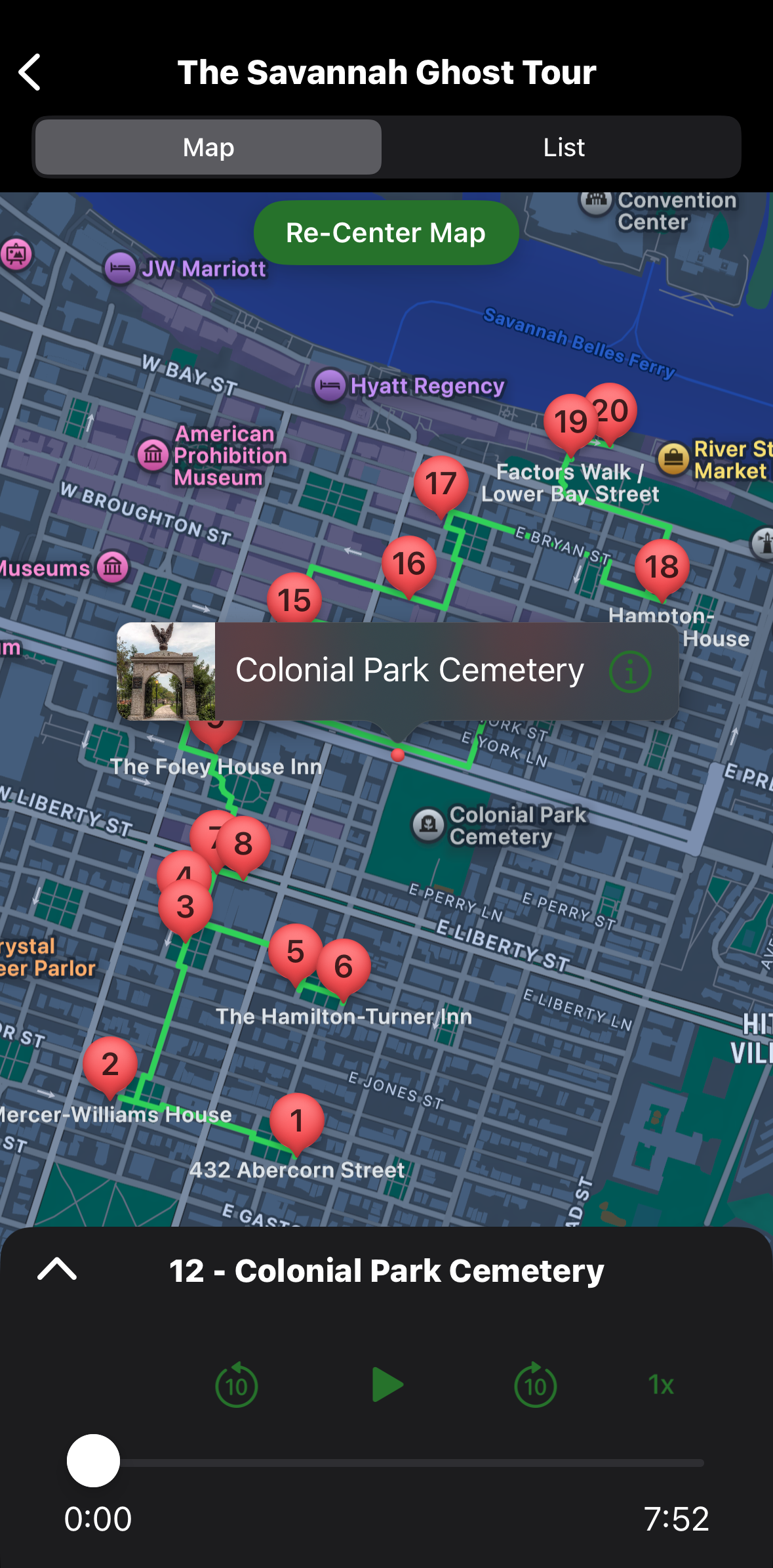 The Savannah Ghost Tour